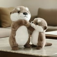 thumbnail image 4 of Simulate Sea Otter Stuffed Animal - Realistic  Otter Plush Toy -Cute Home Decor Gift -11.8inches, 4 of 10