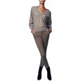 thumbnail image 1 of b New York Womens Solid Casual Cargo Pantalones, Verde, 4, 1 of 2