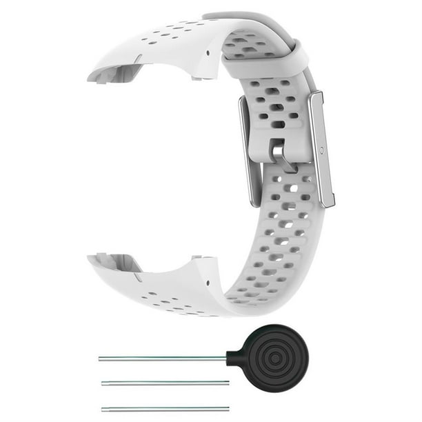 Correa De Reloj De Pulsera De Repuesto De Silicona Compatible Con Polar M400 / M430 Con Herramienta Eigraketly EL016845-01