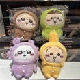 thumbnail image 4 of Miniso Chiikawa Serie Pijamas Sentado Figura Muñeca Chiikawa Hachiware Usagi Kurimanju Rakko Momonga Kawaii Muñeca Regalo de Navidad, 4 of 5