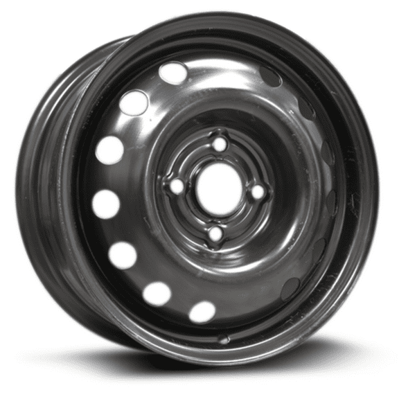 RTX Steel 14" Wheel 4x100 Pattern 5.5" 4 Lugs, Black