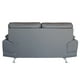 thumbnail image 5 of Love Seat de Piel Genuina ConfortoPiel  Dublin Gris Oxford, 5 of 7