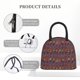 thumbnail image 4 of Easygdp African Women Bolsa de Almuerzo Insulada Grande, Forro de Aluminio, Diseño Espacioso, a Prueba de Fugas, Ideal para Trabajo, Picnics, Viajes y Actividades al Aire Libre, 4 of 6