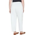 thumbnail image 2 of Alfred Dunner Womens Plus-Size Classic Allure Fit Proportioned Pant With Elastic Comfort Waistband, 2 of 4