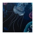 thumbnail image 4 of Acheng Jellyfish Bioluminescence Square Tablecloth Waterproof 100% Polyester Fiber 46*46, 4 of 8
