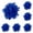 Blue, variant on 5-15PC Glow in The Dark Party Bracelet Neon Fluorescent Blacklight Bracelet Party Favors Tinsel Garland Bracelets Black Light Reactive Glow Party Supplies for Neon Decoration Photo Booth Props