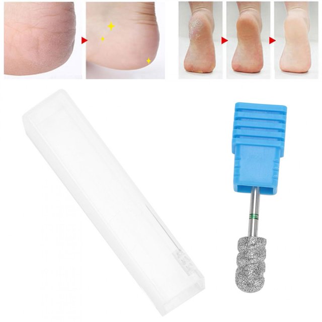 LAFGUR Nail File Bits, Stainless Steel Foot Nail Drill Bit For Nail Art Design, Manicure, Pedicure, Nail File, Cuticle Clean, Acrylic Nail Art Tools For Home Salon Use