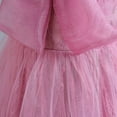 thumbnail image 6 of LEEYNEER Flower Girls Maxi Dress Bridesmaid Wedding Pageant Party Princess Floral Boho Vintage Lace Dance Gown Formal Evening Dresses, 6 of 7