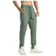 thumbnail image 2 of Pantalones largos para hombre, casuales, de moda, de color sólido, con cordón, cintura elástica y bolsillos., 2 of 9
