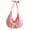 Pink, variant on Slouchy Nylon Bow Hobo Bags for Women Retro Crossbody Purse Cute Satchels Shoulder Handbags Work College Travel Tote Bag