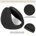 thumbnail image 3 of 2Pcs Unisex Winter Ear Warmers for Winter Running Walking Dog Travel, Behind-the-Head Earmuffs, 3 of 6