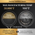 thumbnail image 2 of Duxtop Nonstick Master Saucepans 3 Quart Hard Anodized Sauce Pan with Lid, Aluminum Cooking Pot PFAS-Free, Oven Safe to 500°F, Black, 2 of 6