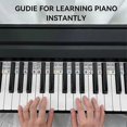 thumbnail image 2 of Removable Silicone Piano Keyboard Note Labels Guide Stickers Reusable, 2 of 4