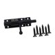 thumbnail image 5 of Cerradura de puerta con pestillo de barril, ligera, resistente, de fácil instalación, con cierre deslizante para puerta corrediza de oficina, granja, 4 pulgadas, 5 of 8