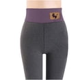 thumbnail image 5 of Odeerbi Womens Fleece Lined Leggings High Waisted Winter Warm Pants Yoga Running Tights Loose 2024 Casual Thick Soft Thermal Leggings Gray, 5 of 7