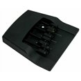 thumbnail image 1 of Hipshot Bass Bridge for Rickenbacker Bass, Aluminum Version, Black Finish, 1 of 2