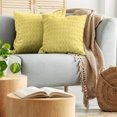 thumbnail image 5 of Ambesonne Geometric Throw Pillow Cover 2 Pack, Moroccan Ombre Color, 16", Merigold Yellow, 5 of 5
