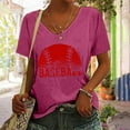 thumbnail image 4 of Birdeem T-Shirt Sans Manches à Col en V Imprimé Mode Décontractée pour Femmes, 4 of 5