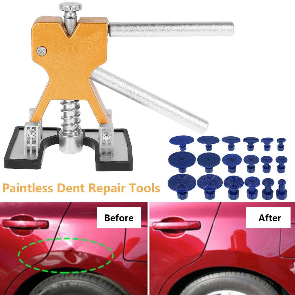 Paintless Dent Removal Puller PDR Tools Push Rods Hail Repair Auto Body Tail Set 