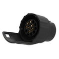 thumbnail image 1 of European Trailer Plug, Durable  Conductivity Trailer Wiring Connector 13Pin To 7Pin  For Commercial Vehicles Car RVs, 1 of 8