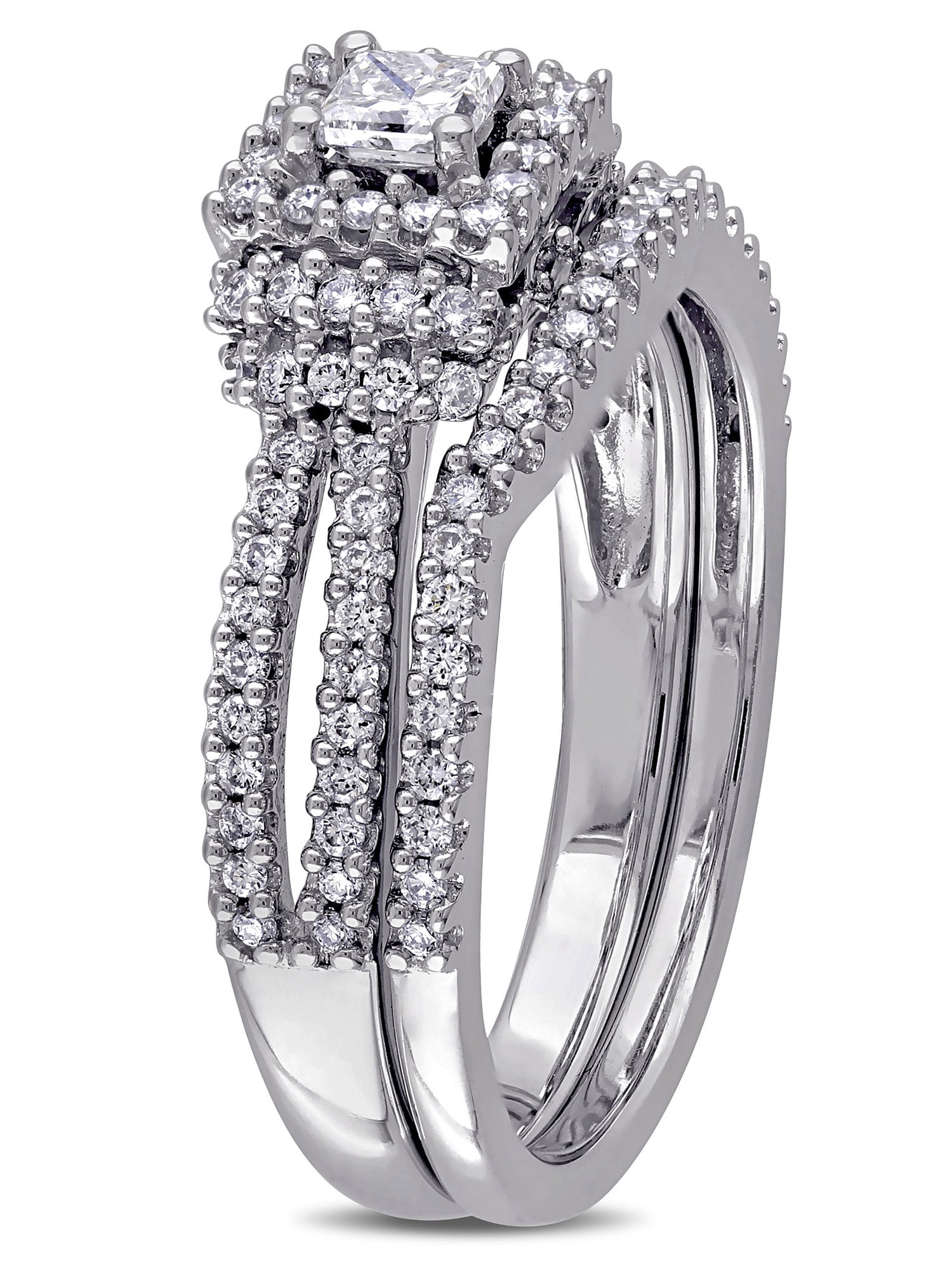 Everly Women's Diamond 14k White Gold Bridal Set