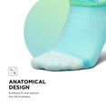 thumbnail image 3 of Feetures Elite Max Cushion No Show Tab Ankle Socks - Sport Sock with Targeted Compression - Aqua Surf, M (1 Pair), 3 of 7
