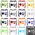 thumbnail image 2 of Pour Console Gameboy Advance GBA Remplacement Boutons Multi-Couleurs Claviers L R A B D Pads Boutons Marche/arrêt Rouge, 2 of 6
