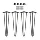 thumbnail image 3 of Patas para muebles de 4 piezas con protectores de suelo y tornillos de montaje, patas de armario de fácil instalación de acero al carbono para sofá, m Teniendo 400kg 40cm BLESIY sofá piernas pies, 3 of 8