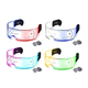 thumbnail image 1 of "4pcs Lentes De Fiesta 7 Colores Lentes Para Fiesta 4 Modos Lab.G, Negros ", 1 of 5