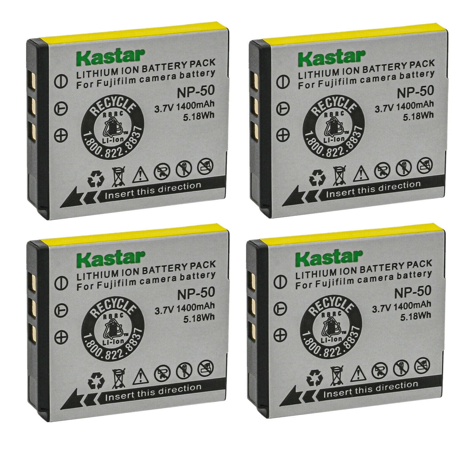 thema Haan Zeeanemoon Kastar NP-50 Battery 4-Pack Replacement for Fujifilm FinePix XP200, FinePix  XF1, FinePix F1000EXR, FinePix F50FD, FinePix F60FD, FinePix F70EXR, FinePix  F75EXR, FinePix F80EXR, FinePix F85EXR Camera - Walmart.com