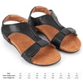 thumbnail image 4 of Likrtyny Sandalias Planas Cómodas Con Soporte para El Zapatos Playa Verano para Mujer (negro 37), 4 of 9