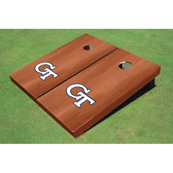 Georgia Tech Solid Rosewood Cornhole Boards