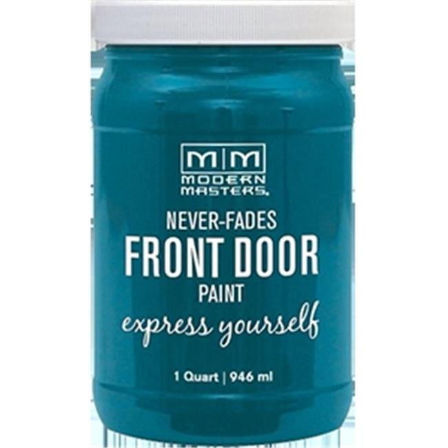 Modern Masters 296681 Teal Satin Front Door Paint Tranquil Qty
