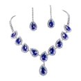thumbnail image 2 of Xinyolin Women's Water Drop-shaped Rhinestone Jewelry Set - Sparkling Bright Luster Prom Accessory, 2 of 8