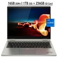thumbnail image 2 of Lenovo ThinkPad X1 Titanium Yoga 2-in-1 Business Laptop 13.5” QHD IPS Touchscreen 11th Gen Intel Quad-Core i7-1160G7 16GB DDR4 1TB SSD 256GB SD Card Backlit Fingerprint Thunderbolt Win10 Pro Silver, 2 of 8
