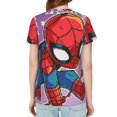thumbnail image 2 of Spider-Man Women's Crew Neck Short Sleeve T-Shirt, 2 of 7