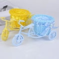 thumbnail image 3 of Panier de Fleurs Tissé pour Vélo simulation Panier de Rangement Décoration, 3 of 9