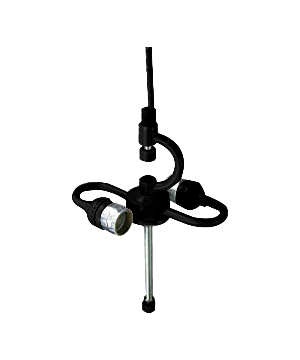 2 Light Swag Conversion Kit PlugIn Ceiling Light Cord, Black