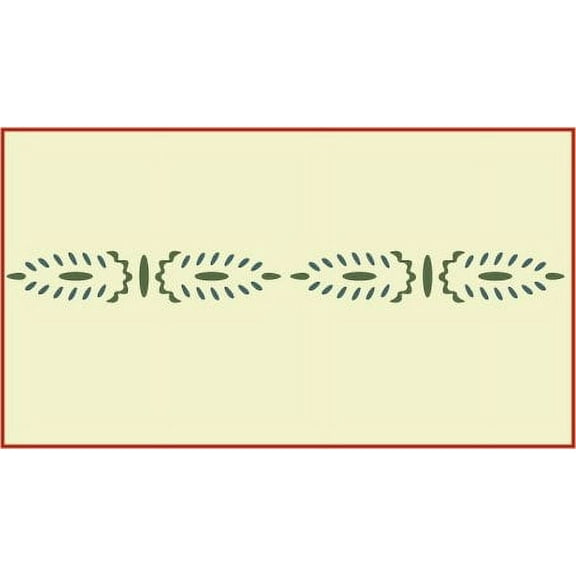 Colonial Border Stencil - Folk Art DIY Art & Craft  Mylar - The Artful Stencil