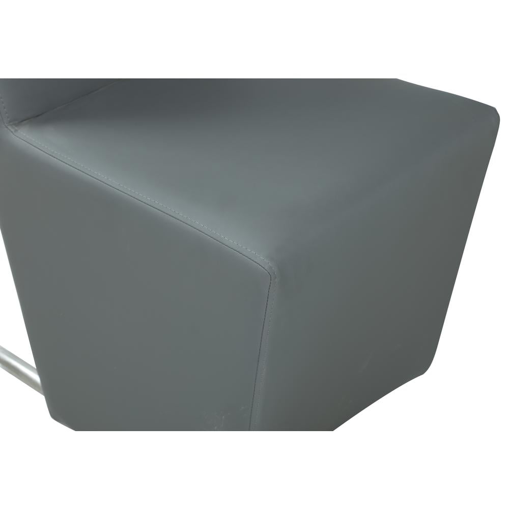 Chintaly Contemporary Upholstered Handle-Back Side Chair Chintaly Contemporary Upholstered Handle-Back Side Chair