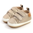thumbnail image 1 of Chaussures en Cuir pour Bébé Unisexes Antidérapantes à Scratch, 1 of 2