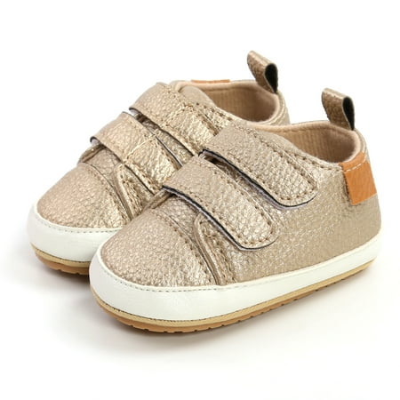 

Baby Shoes PU Leather Boys Girls Shoes Toddlers Rubber Soles Non-Slip First Walkers Baby Newborn 0-18M