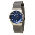 thumbnail image 3 of Bering Men's 11937-003 Titanium Blue Dial Mesh Bracelet Date Watch, 3 of 4