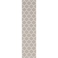 thumbnail image 1 of Unique Loom Decatur Trellis Geometric Area Rug 2' 2 x 7' 4 Runner Taupe/Ivory, 1 of 2