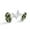 Color 7, variant on Men's Classic Stainless Steel, Dinosaur Camouflage Pattern Cufflinks Business Wedding Shirts, Silver