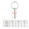 thumbnail image 4 of 4 Pack Quick Release Pins, Full 316 Stainless Steel, Bimini Top Pin, Marine Hardware, All Parts are Made of 316 Stainless Steel ,Long Lasting, 4 of 4