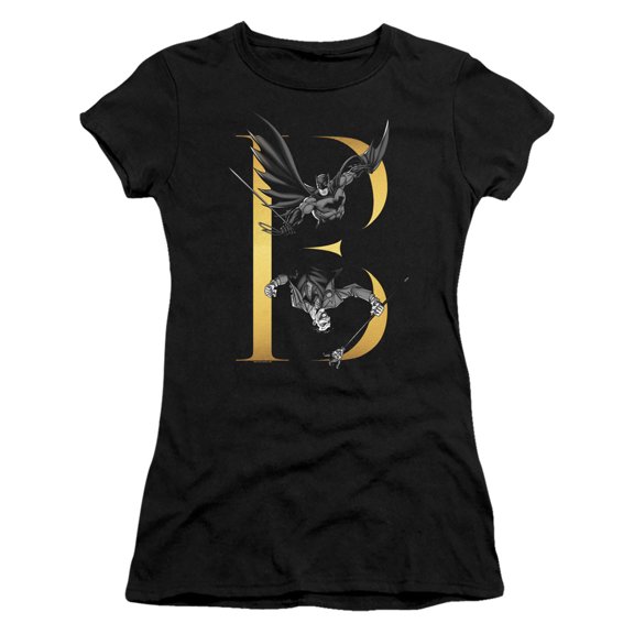 Batman B S/S Junior Women's T-Shirt Sheer Black
