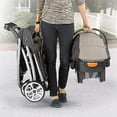 thumbnail image 2 of Chicco Viaro Quick-Fold Travel System, Includes Infant Car Seat and Base, Stroller and Car Seat Combo, Baby Travel Gear | Black/Black, 2 of 5