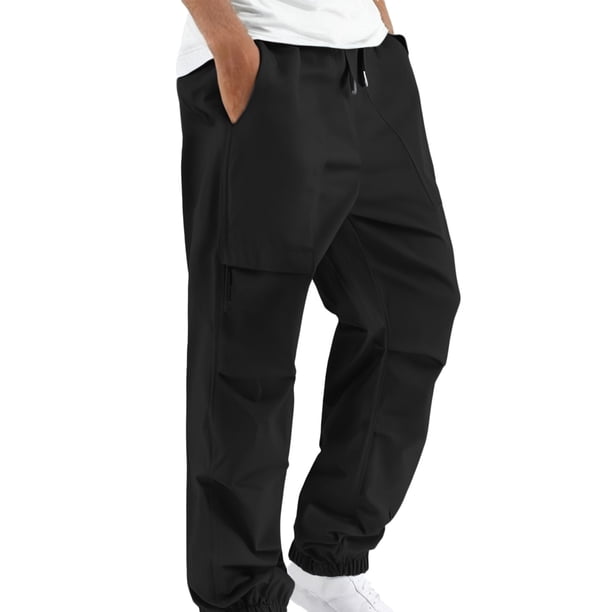 Pantalones cargo para hombre: pantalones informales de corte holgado, poliéster, primavera/verano, versátiles/resistentes, tallas M-XXXXL (cintura 69-84 cm)