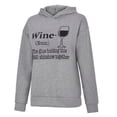 thumbnail image 4 of Fesfesfes Women Hooded Winter Fall Hoodie Long Sleeve Letter Print Sweatshirt Pullover Top Plus Size $10, 4 of 9
